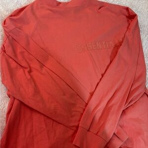 Essentials Red Long Sleeve Shirt